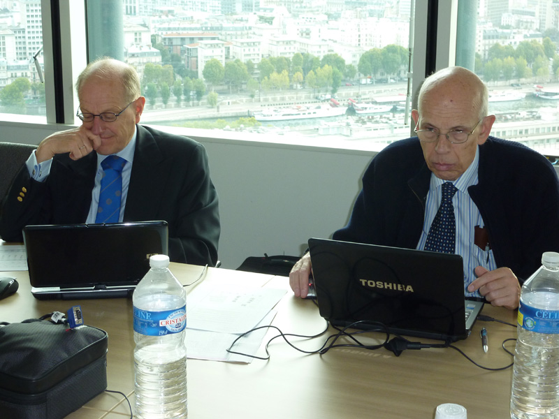 Pieter Emmer, Trustee, and Ole Petersen, Chair of the Nomination Committees